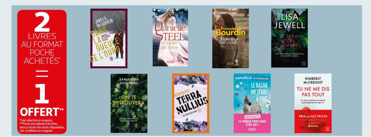 livres au  format poche