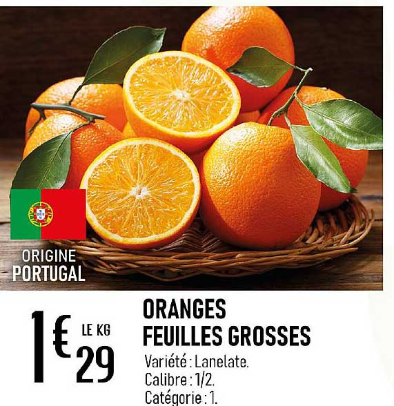 oranges feuilles grosses lanelate
