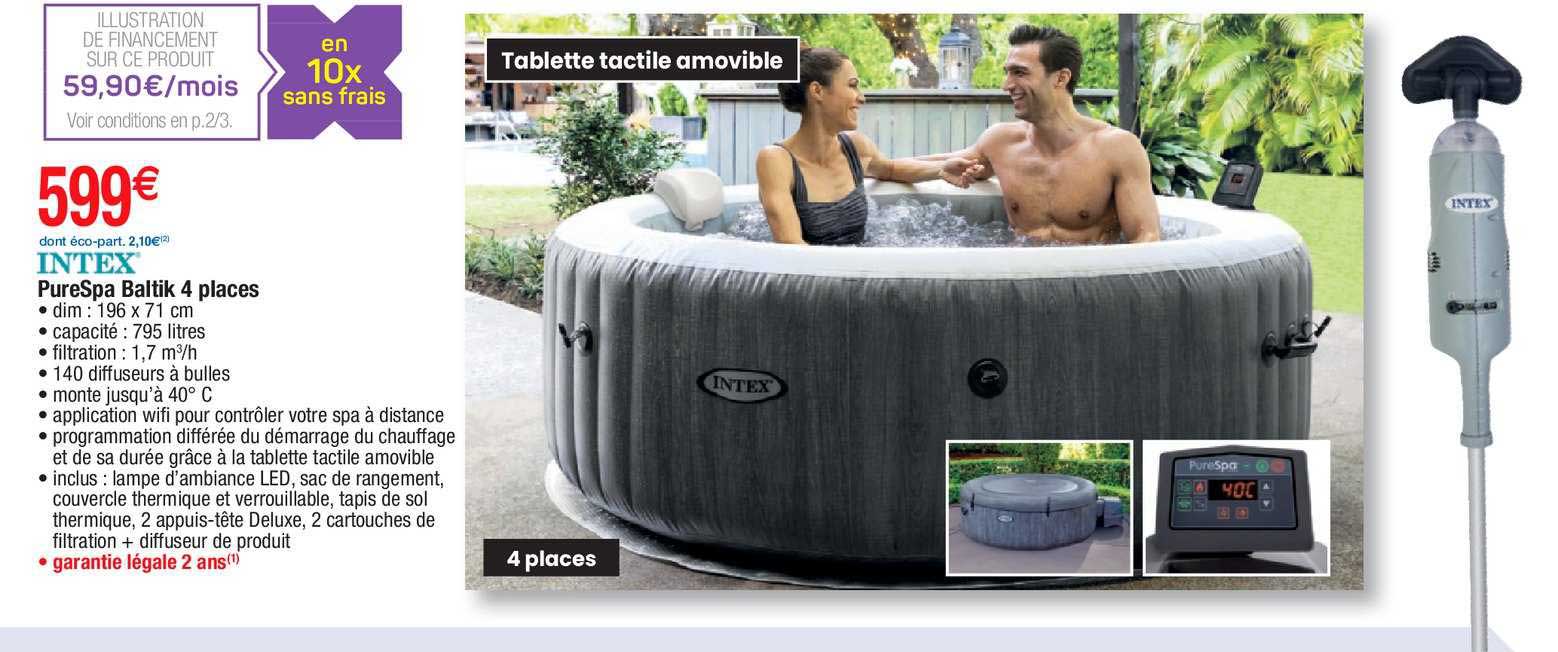 pureSpa baltik 4 places intex