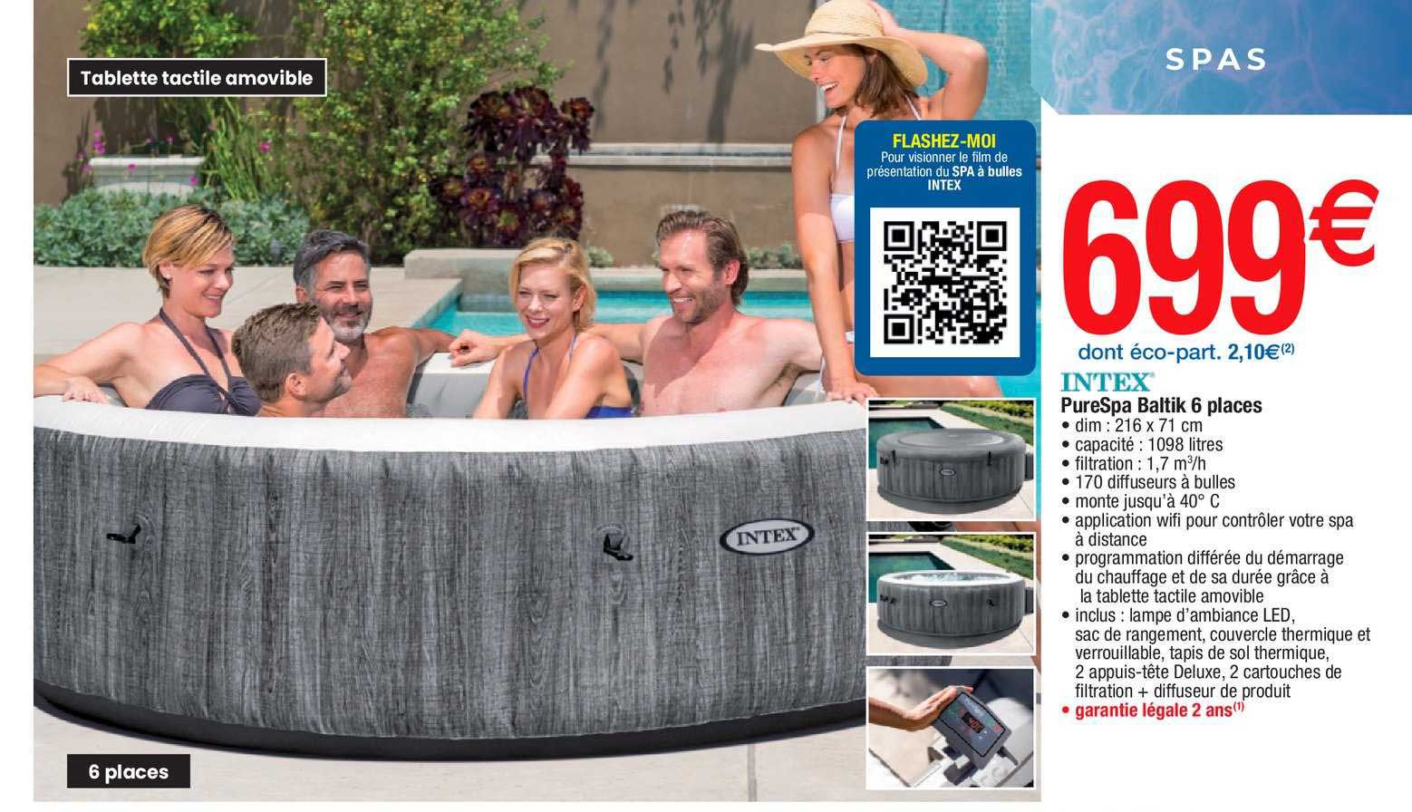 pureSpa baltik 6 places intex