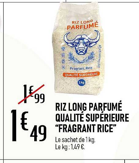 riz long parfumé qualité supérieure "fragrant rice"
