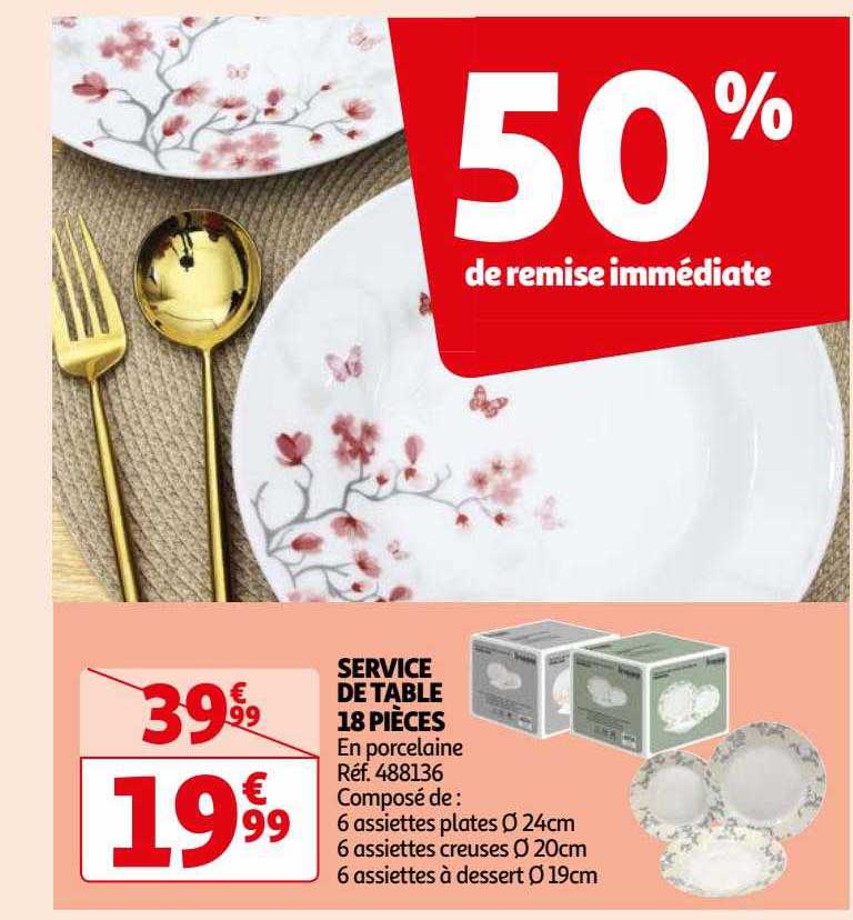 Service De Table 18 Pièces