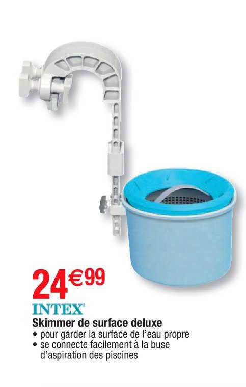 skimmer de surface deluxe intex