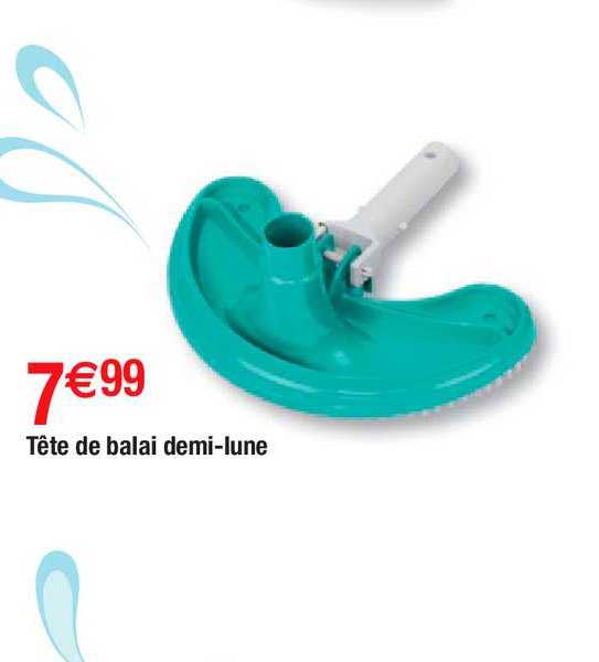 tête de balai demi-lune