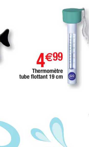 Themrmomètre Tube Flottant 19 Cm