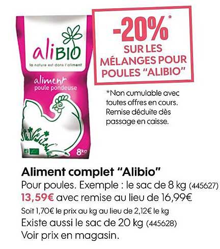 aliment complet "alibio"