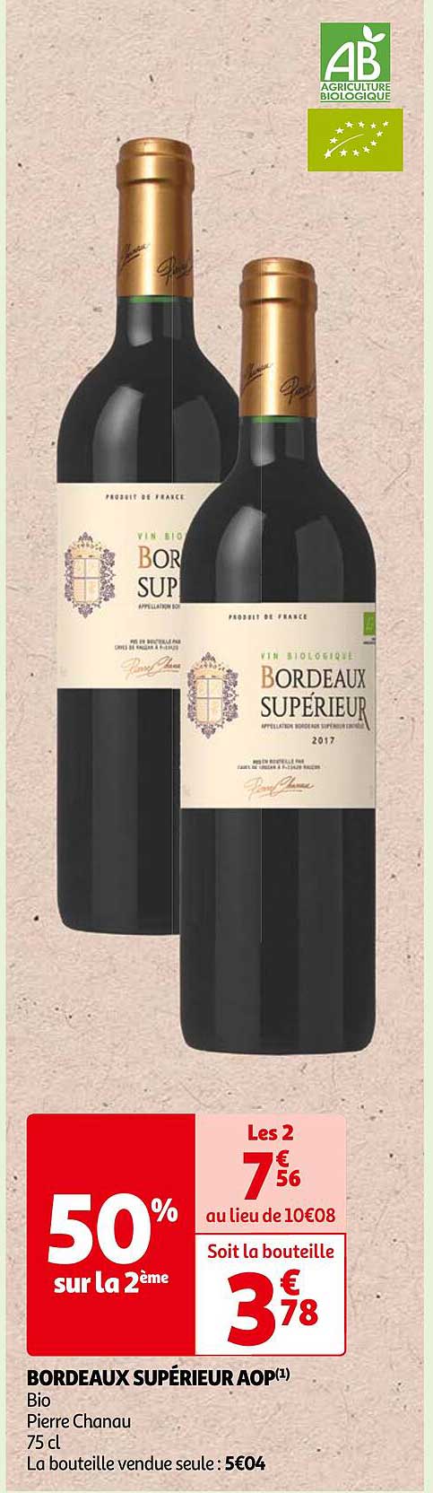 bordeaux supérieur aop bio pierre chanau