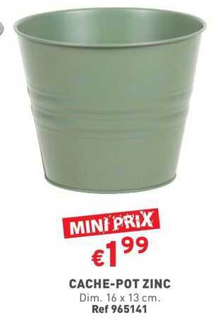 cache-pot zinc