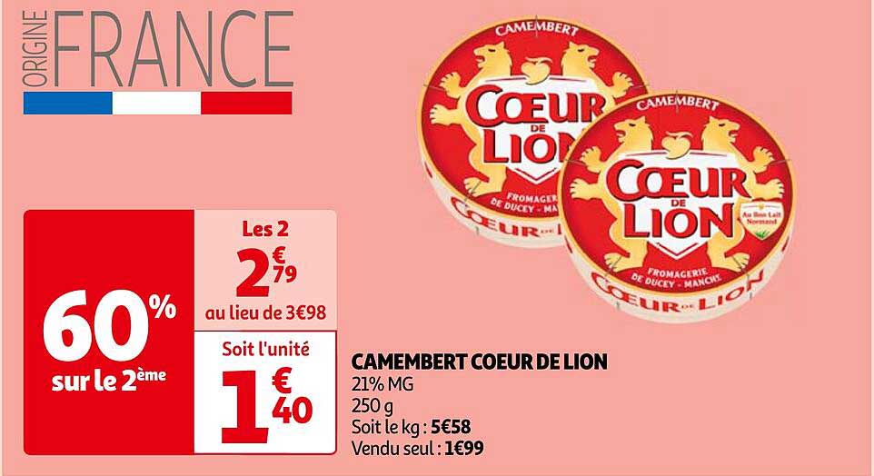 Camembert Cœur De Lion