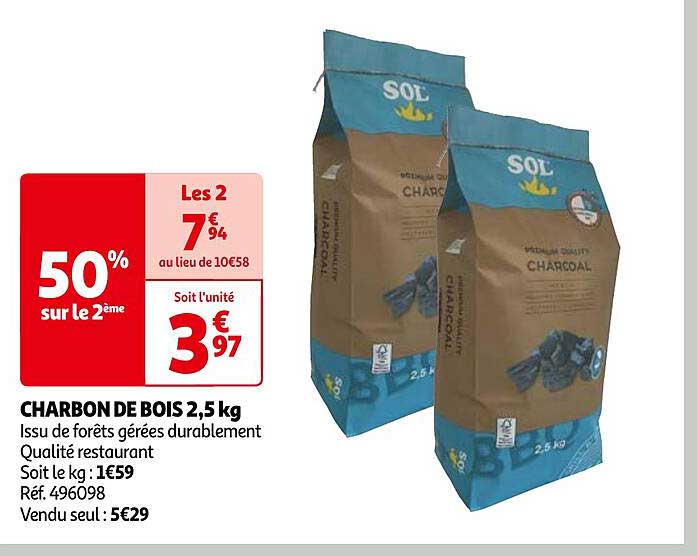 Charbon De Bois 2,5 Kg