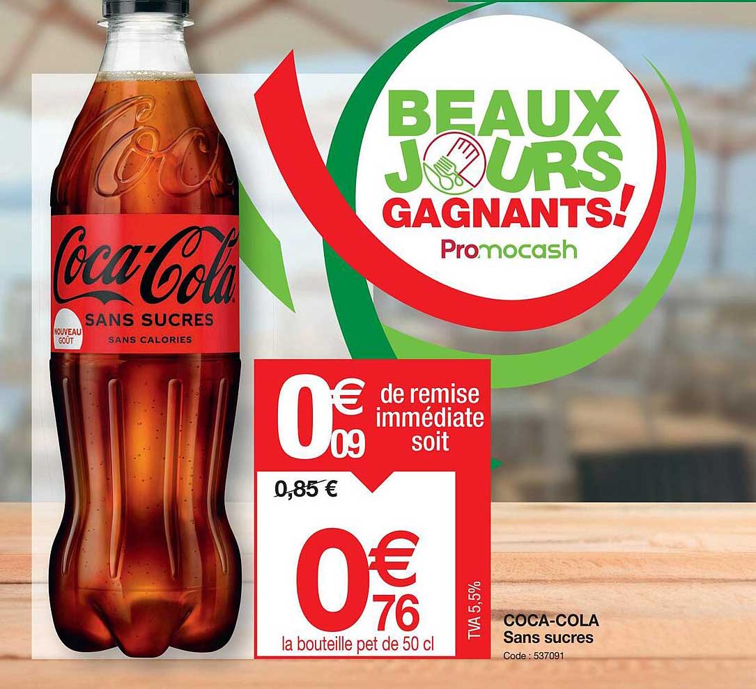 coca-cola sans sucres