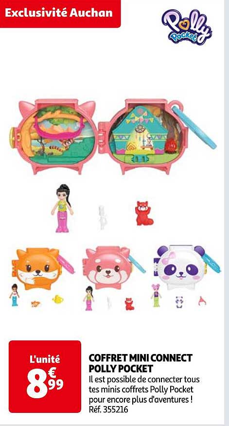 coffret mini connect polly pocket