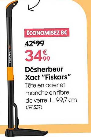 désherbeur xact "fiskars"