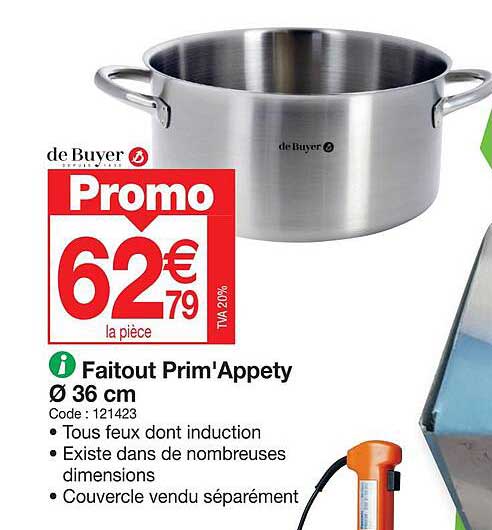 faitout prim'appety ø 36 cm