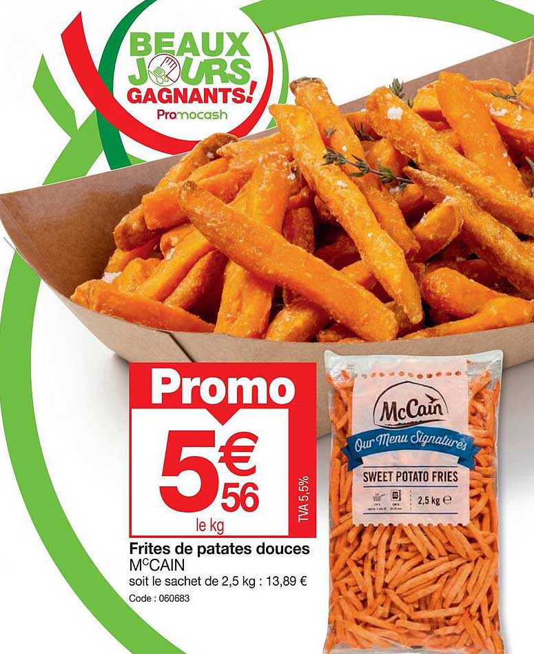frites de patates douces m ccain