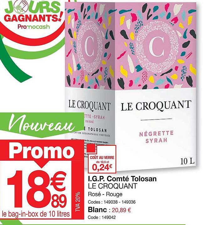 i.g.p. comté tolosan le croquant