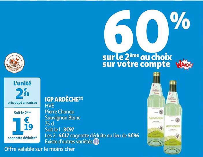 igp ardèche hve peirre chanau