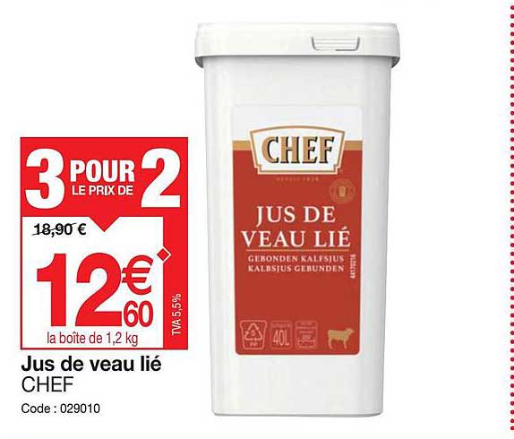 jus de veau lié chef