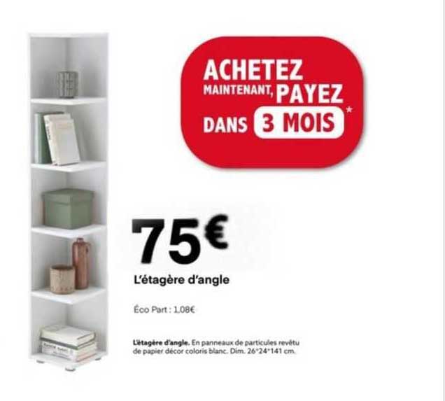 l'étagère d'angle