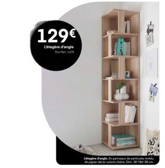 l'étagère d'angle