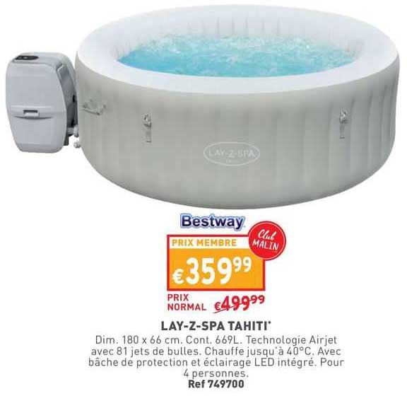 lay-z-spa tahiti'