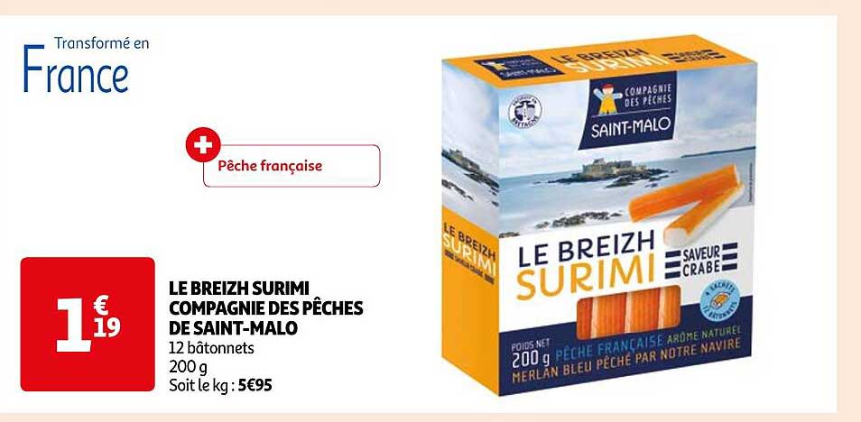 le breizh surimi compagnie des pêches de saint-malo