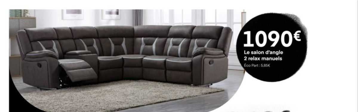 le salon d'angle 2 relax manuels