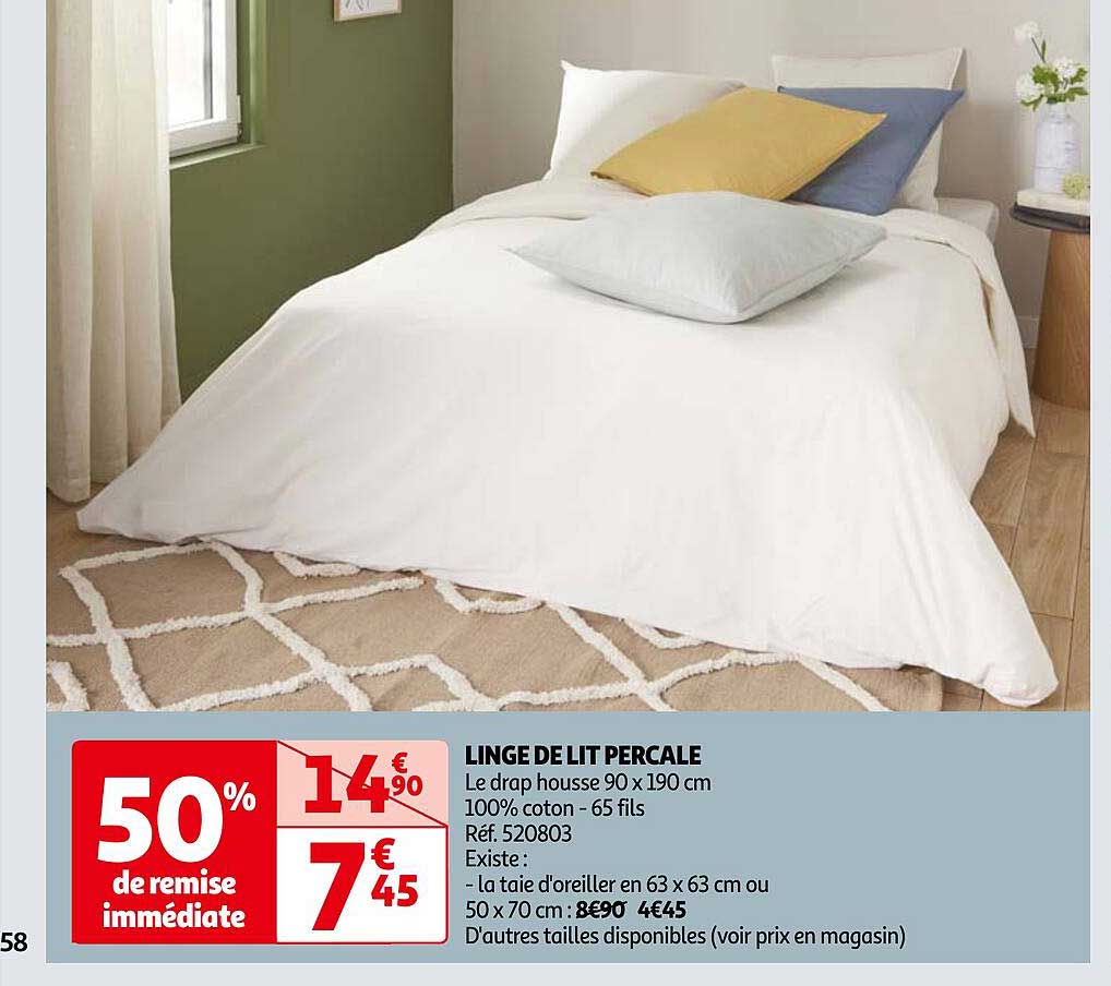 Linge De Lit Percale