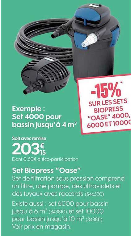 Set Biopress "oase"