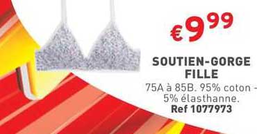soutien-gorge fille