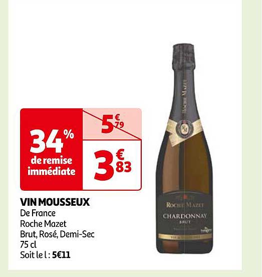 vin mousseux de france roche mazet