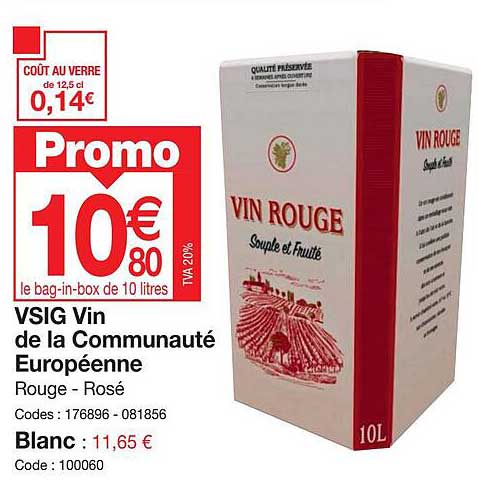 vsig vin de la communauté européenne