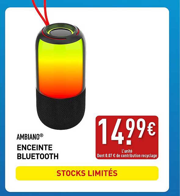 AMBIANO ENCEINTE BLUETOOTH