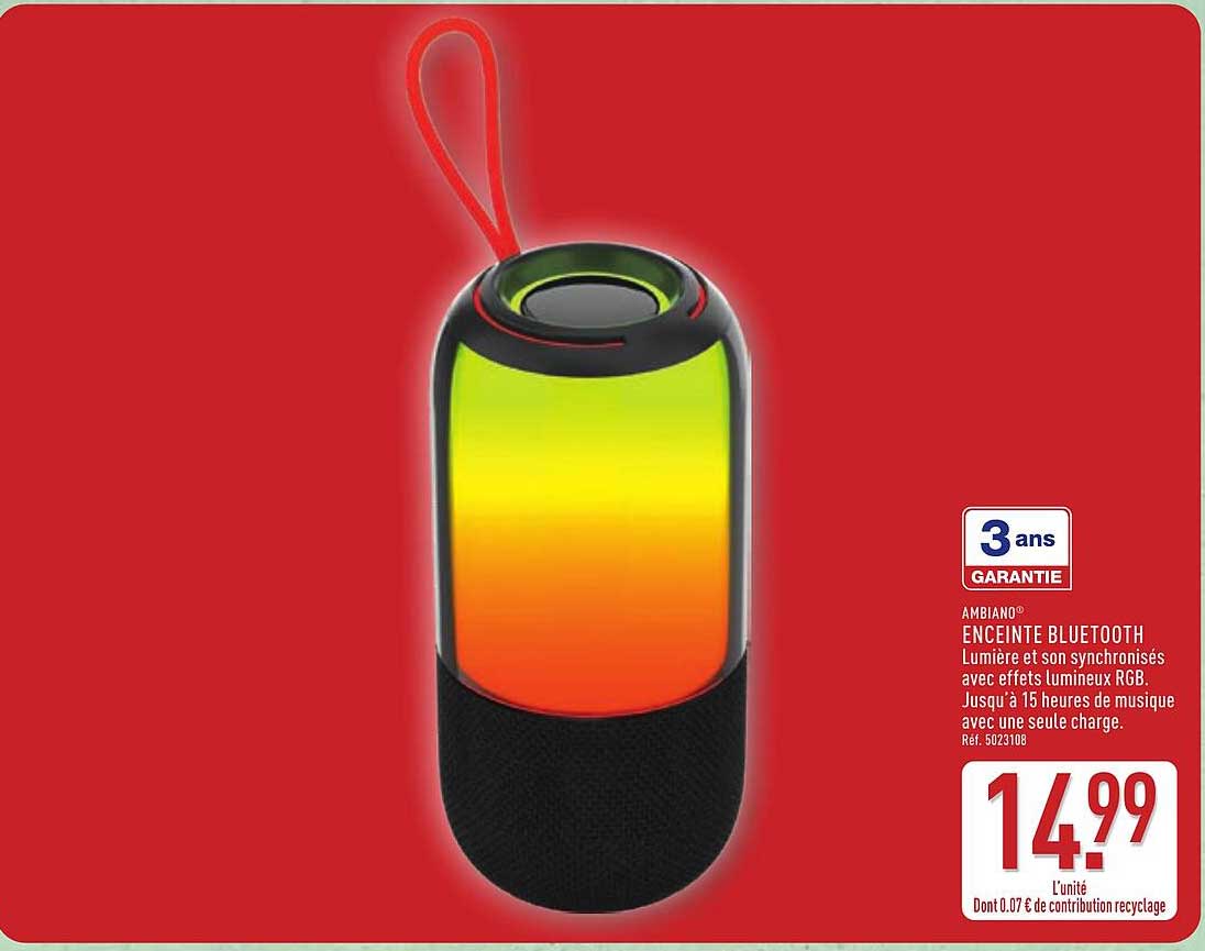 AMBIANO ENCEINTE BLUETOOTH