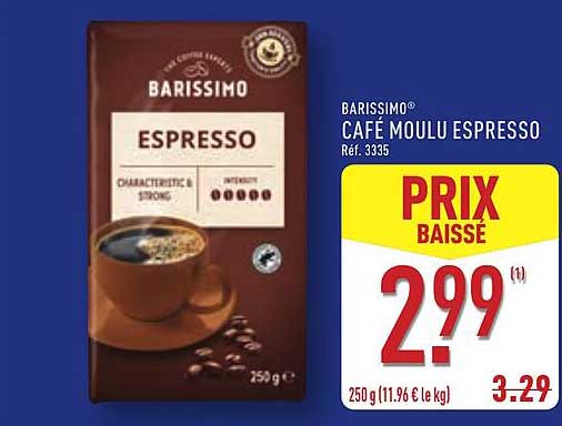 BARissimo CAFÉ MOULU ESPRESSO