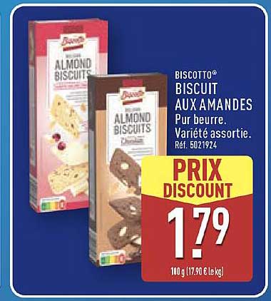 BISCOTTO BISCUIT AUX AMANDES