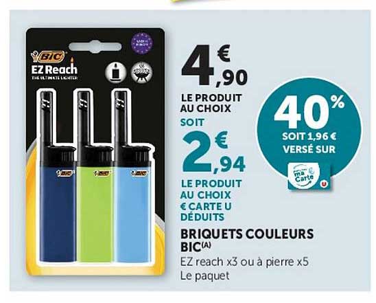 BRIQUETS COULEURS BIC