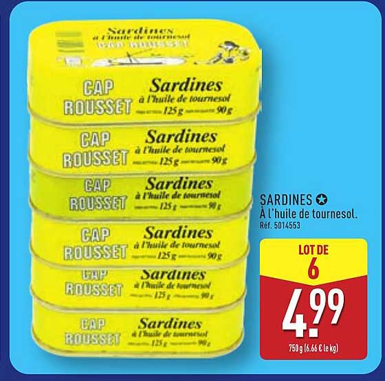 CAP ROUSSET Sardines