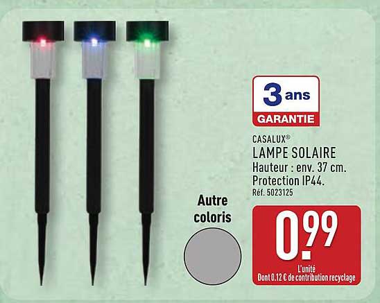 CASALUX LAMPE SOLAIRE