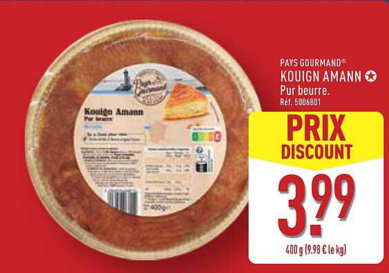 PAYS GOURMAND Kouign Amann