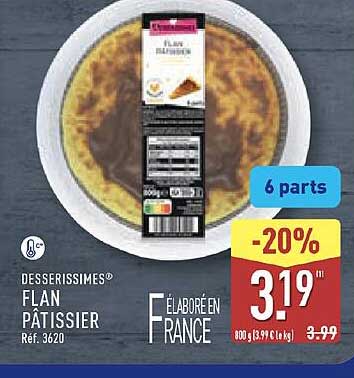 DESSERRISSIMES FLAN PÂTISSIER