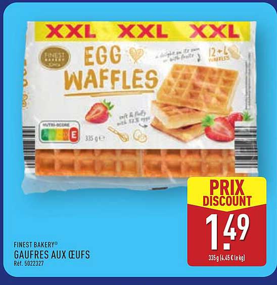 Finest Bakery Gaufres aux œufs