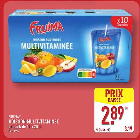 Fruima Boisson multivitaminée