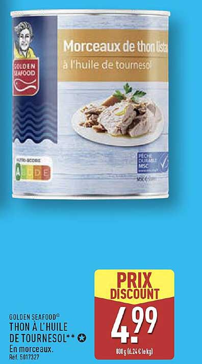 Golden Seafood Thon à l'huile de tournesol