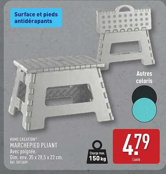 HOME CREATION MARCHEPIED PLIANT