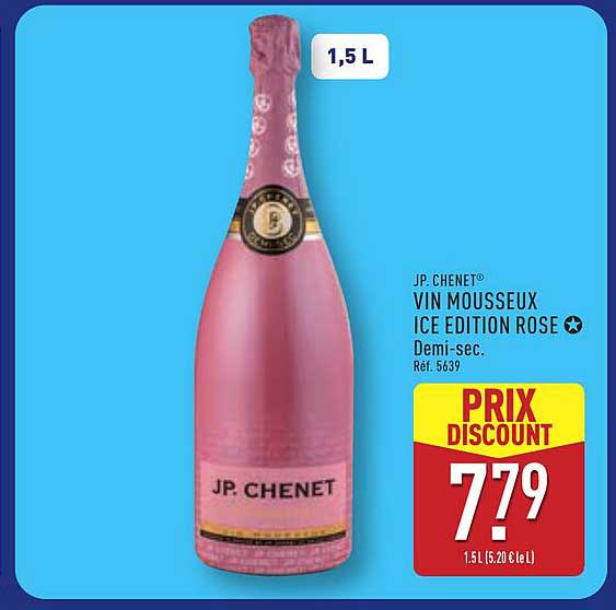JP. CHENET VIN MOUSSEUX ICE EDITION ROSE