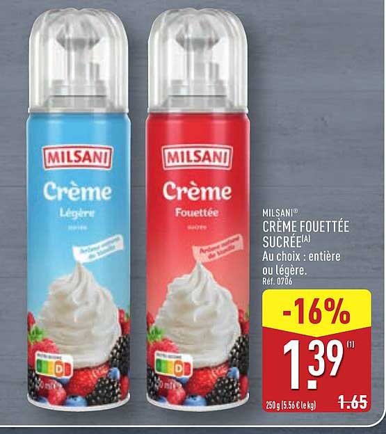 Milsani Crème Fouettée