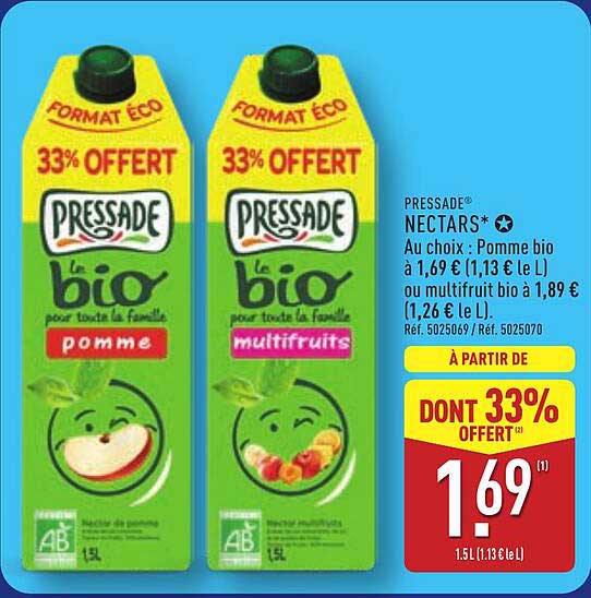 Pressade bio pomme
