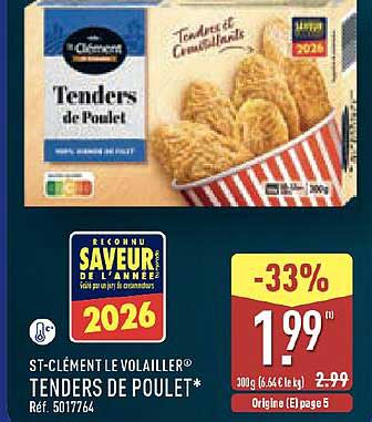 St-Clément le Volailler Tenders de Poulet