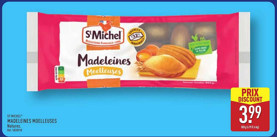 St Michel Madeleines Moelleuses